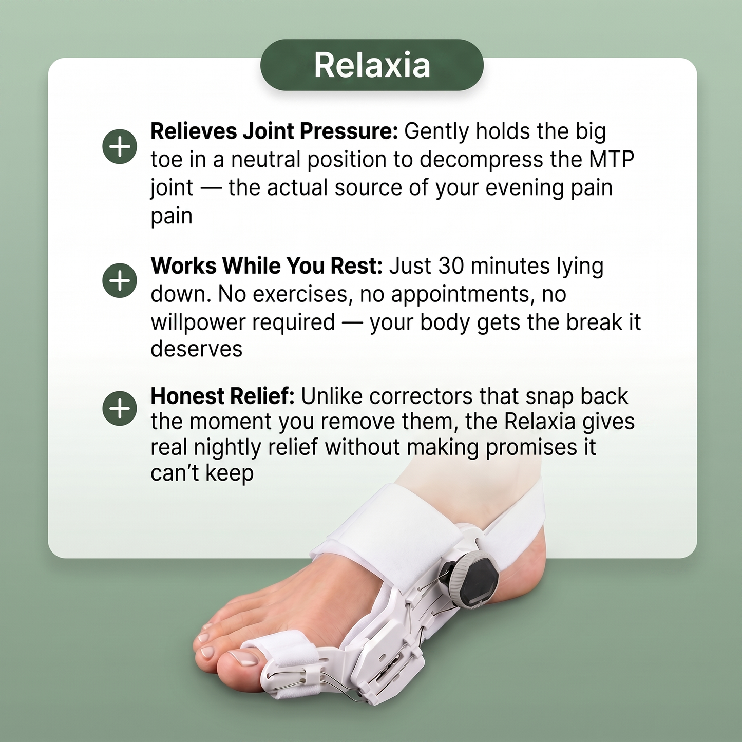 Bunion Relief Corrector – Natural Toe Straightening & Pain Reduction